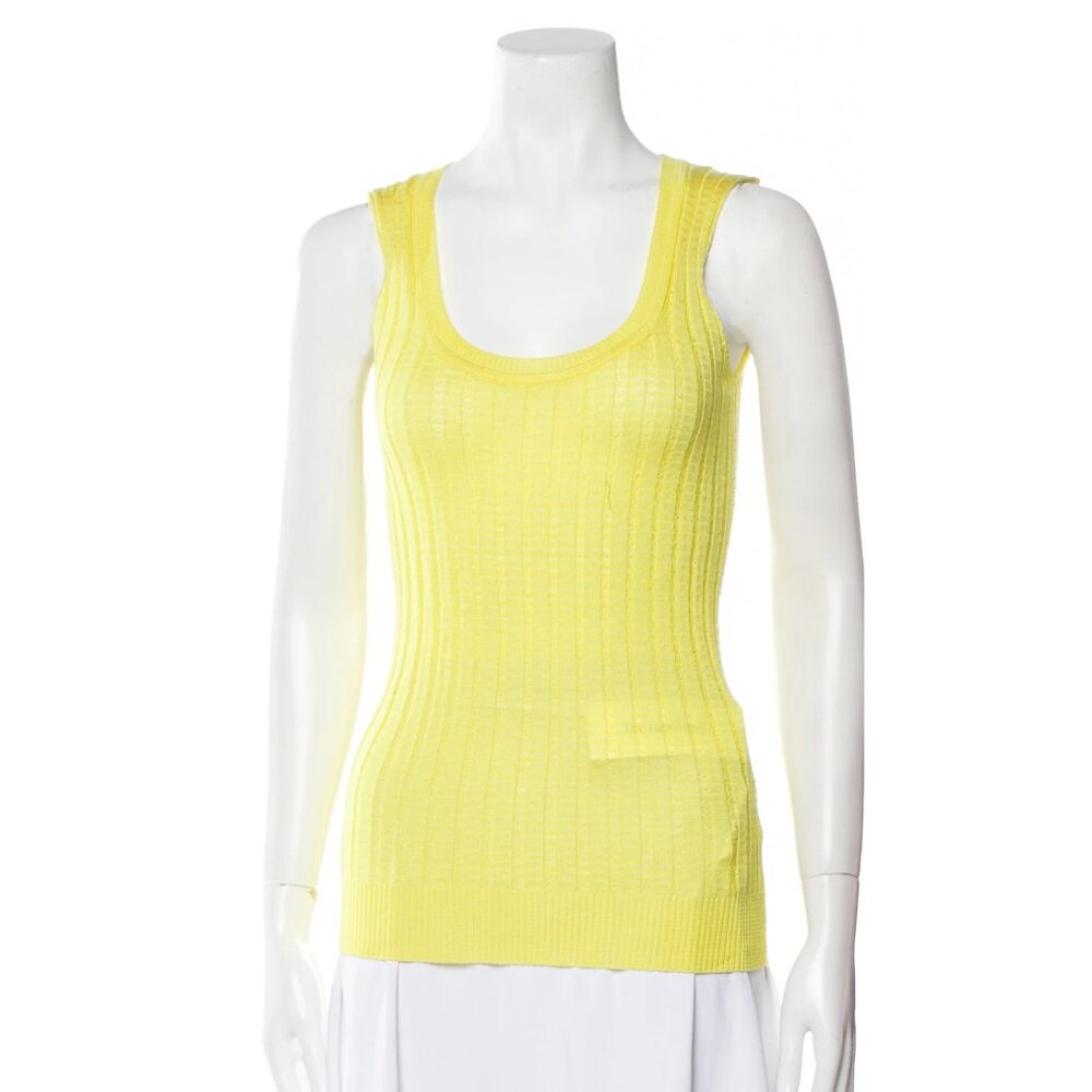 NWOT MISSONI Scoop Neck Tank - Yellow Small